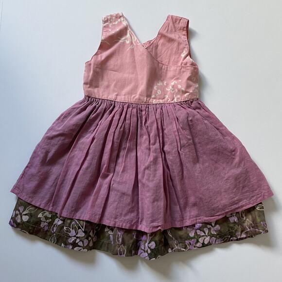 Young Colors Button Back Dress - Picture 1 of 4